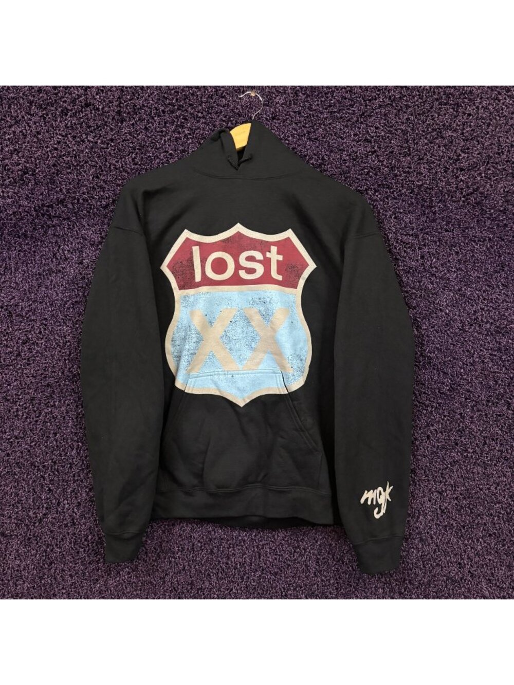 Machine Gun Kelly Lost Americana Route XX Hoodie Size Medium